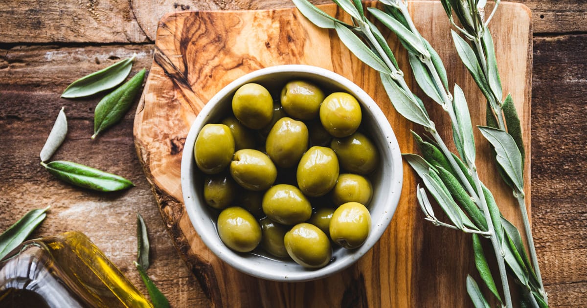 Manzanilla olives