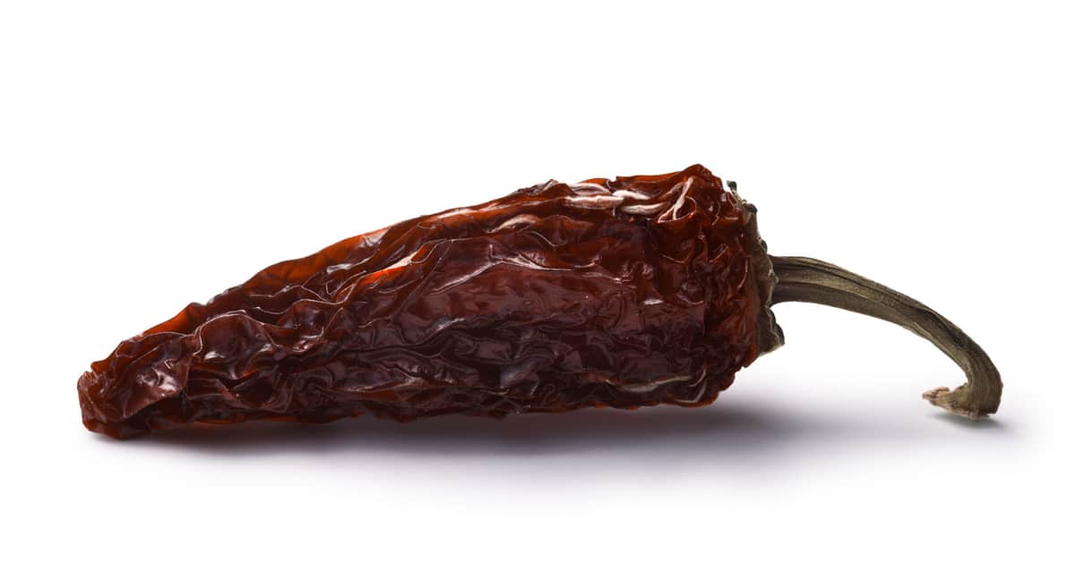 Dried and smoked jalapeno pepper