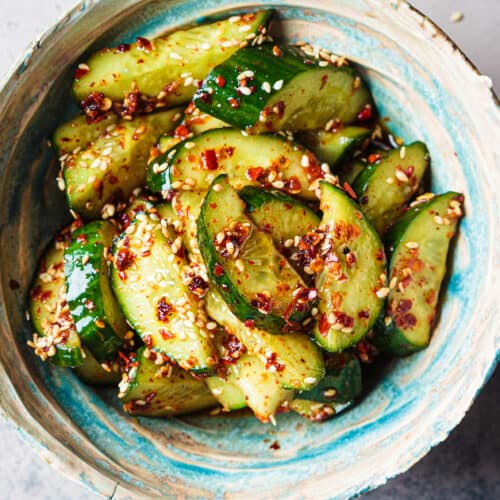 Gochujang Cucumber Salad Recipe